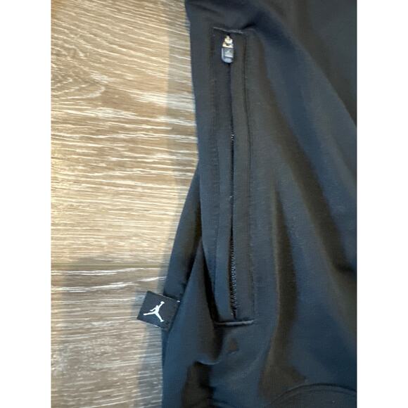 Nike Air Jordan Men’s Full Zipper Jacket Size L Red /Black 100% Polyester - Picture 4 of 6